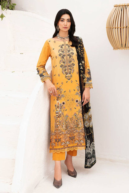 Ramsha | Mashaal Luxury Lawn | L-1111 - Pakistani Designer Dress - by Ramsha | Type: Luxury - 100% Original at Saira Sultan