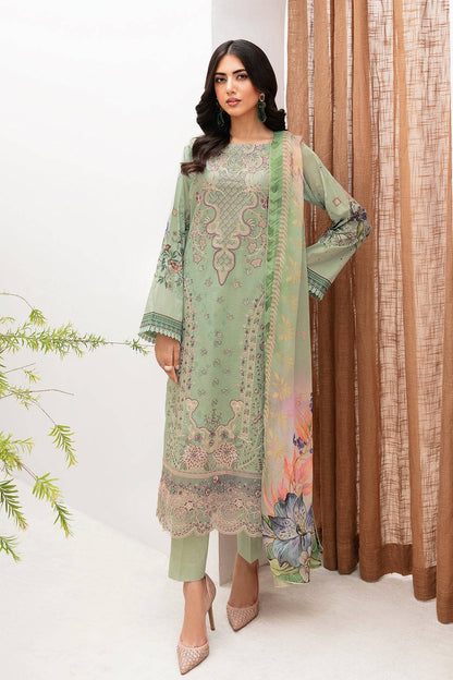 Ramsha | Mashaal Luxury Lawn | L-1101 - Pakistani Designer Dress - by Ramsha | Type: Luxury - 100% Original at Saira Sultan