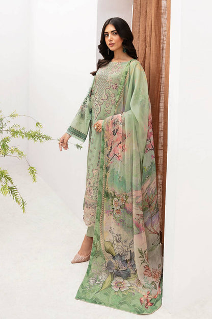 Ramsha | Mashaal Luxury Lawn | L-1101 - Pakistani Designer Dress - by Ramsha | Type: Luxury - 100% Original at Saira Sultan