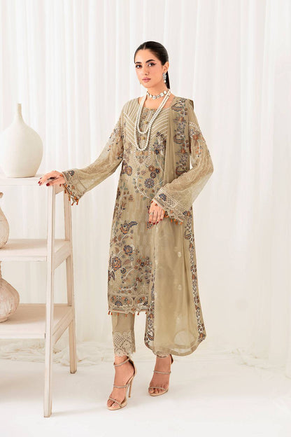 Ramsha | Rangoon Chiffon Collection 24 | D-1001 - Pakistani Designer Dress - by Ramsha | Type: Formal - 100% Original at Saira Sultan