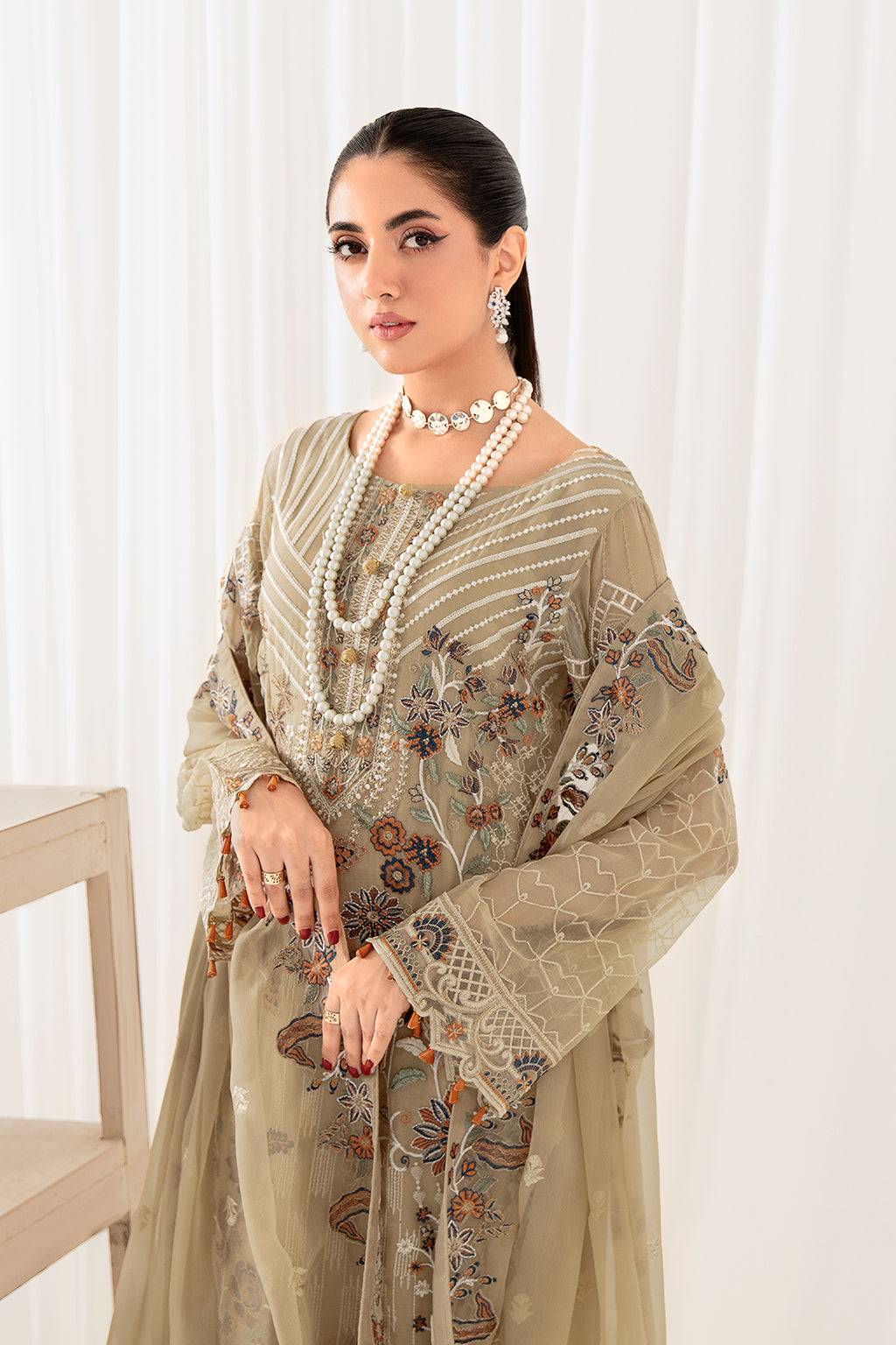 Ramsha | Rangoon Chiffon Collection 24 | D-1001 - Pakistani Designer Dress - by Ramsha | Type: Formal - 100% Original at Saira Sultan