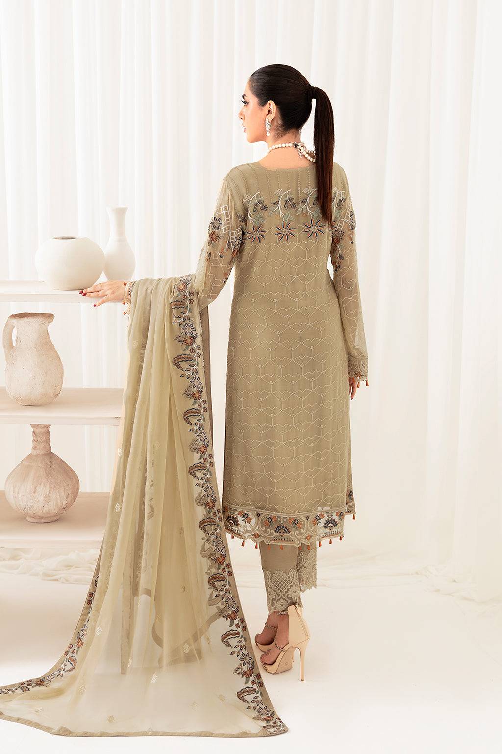 Ramsha | Rangoon Chiffon Collection 24 | D-1001 - Pakistani Designer Dress - by Ramsha | Type: Formal - 100% Original at Saira Sultan