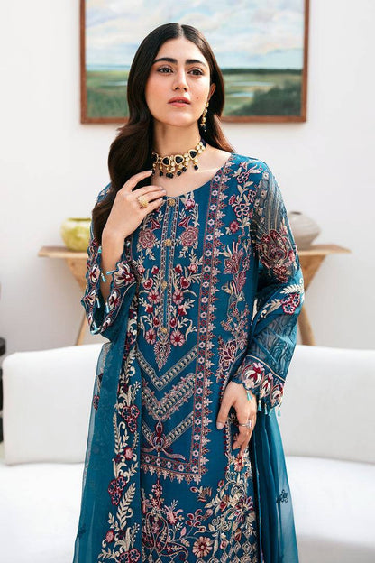 Ramsha | Chevron Chiffon Collection | A-811 - Pakistani Designer Dress - by Ramsha | Type: Casuals - 100% Original at Saira Sultan