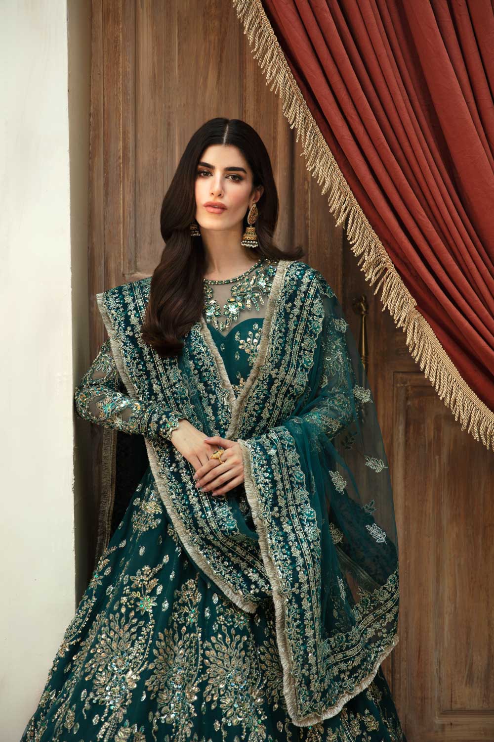 Akbar Aslam | Deewani Wedding Formals | Luxor - Pakistani Designer Dress - by Akbar Aslam - Type : Ladies Clothes - 100% Original at Saira Sultan