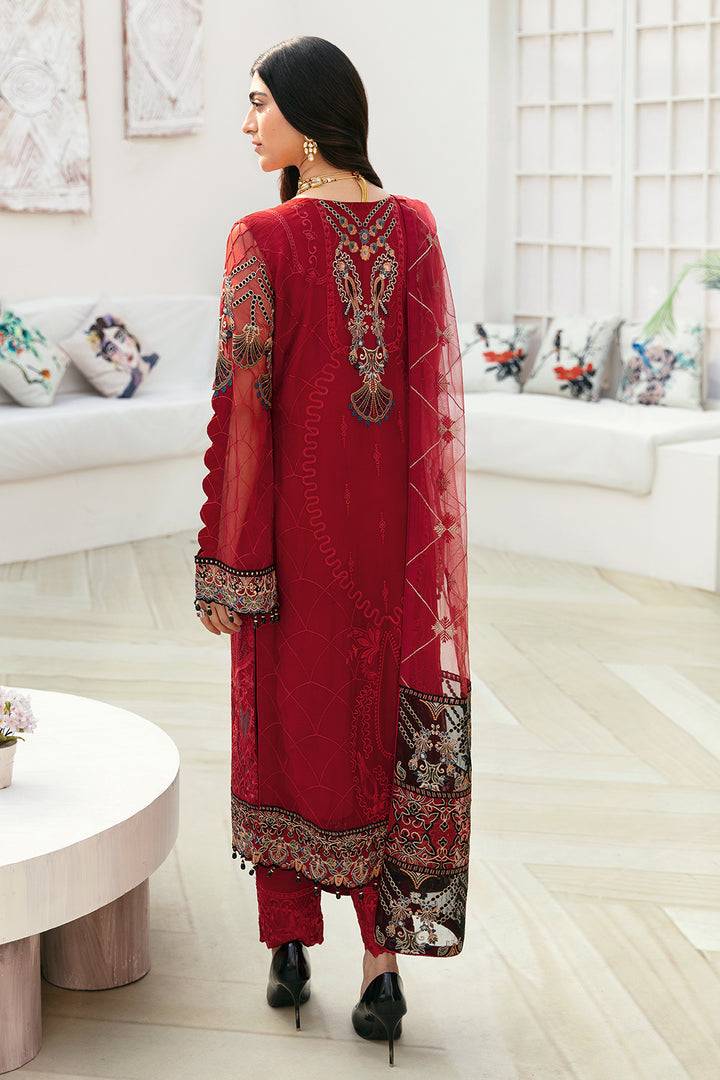 Ramsha | Chevron Chiffon Collection | A-803 - Pakistani Designer Dress - by Ramsha | Type: Casuals - 100% Original at Saira Sultan