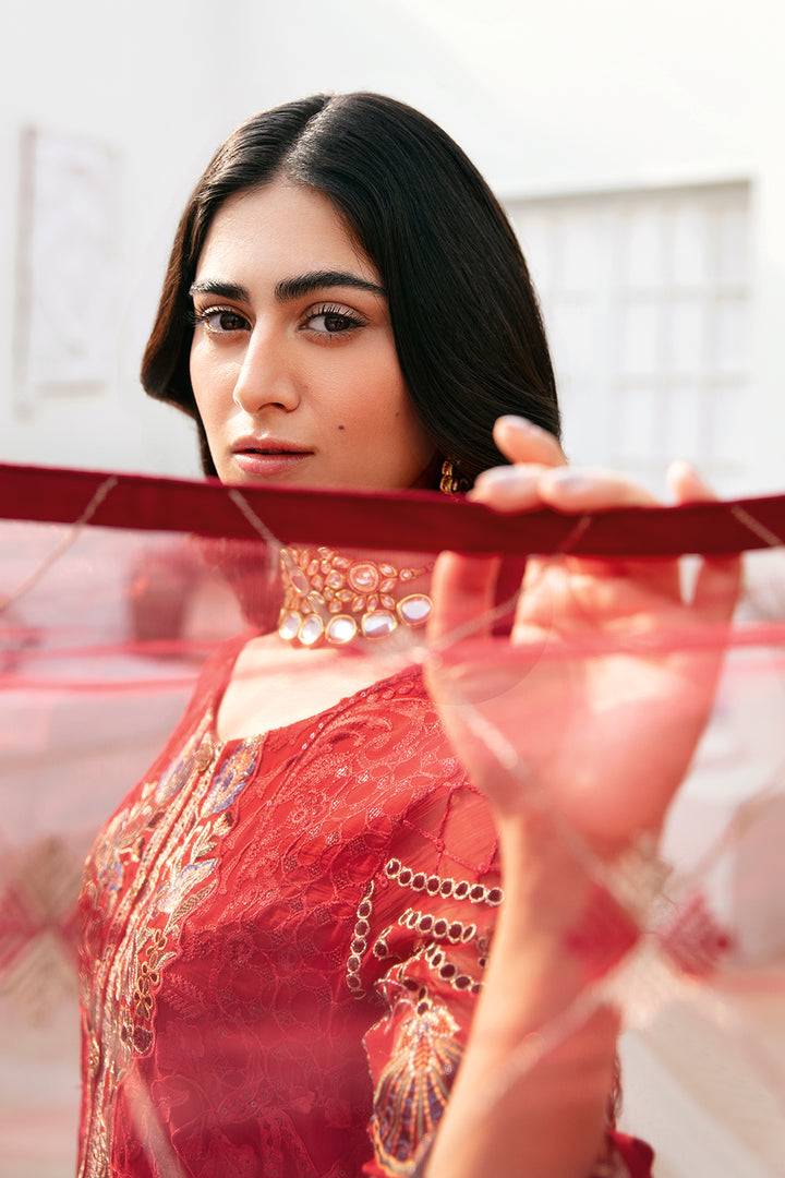 Ramsha | Chevron Chiffon Collection | A-803 - Pakistani Designer Dress - by Ramsha | Type: Casuals - 100% Original at Saira Sultan