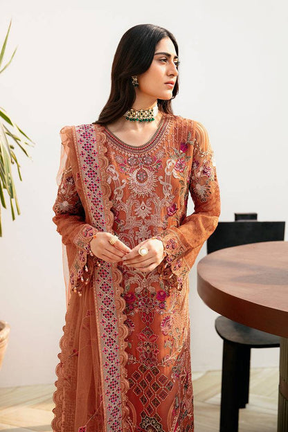 Ramsha | Chevron Chiffon Collection | A-810 - Pakistani Designer Dress - by Ramsha | Type: Casuals - 100% Original at Saira Sultan