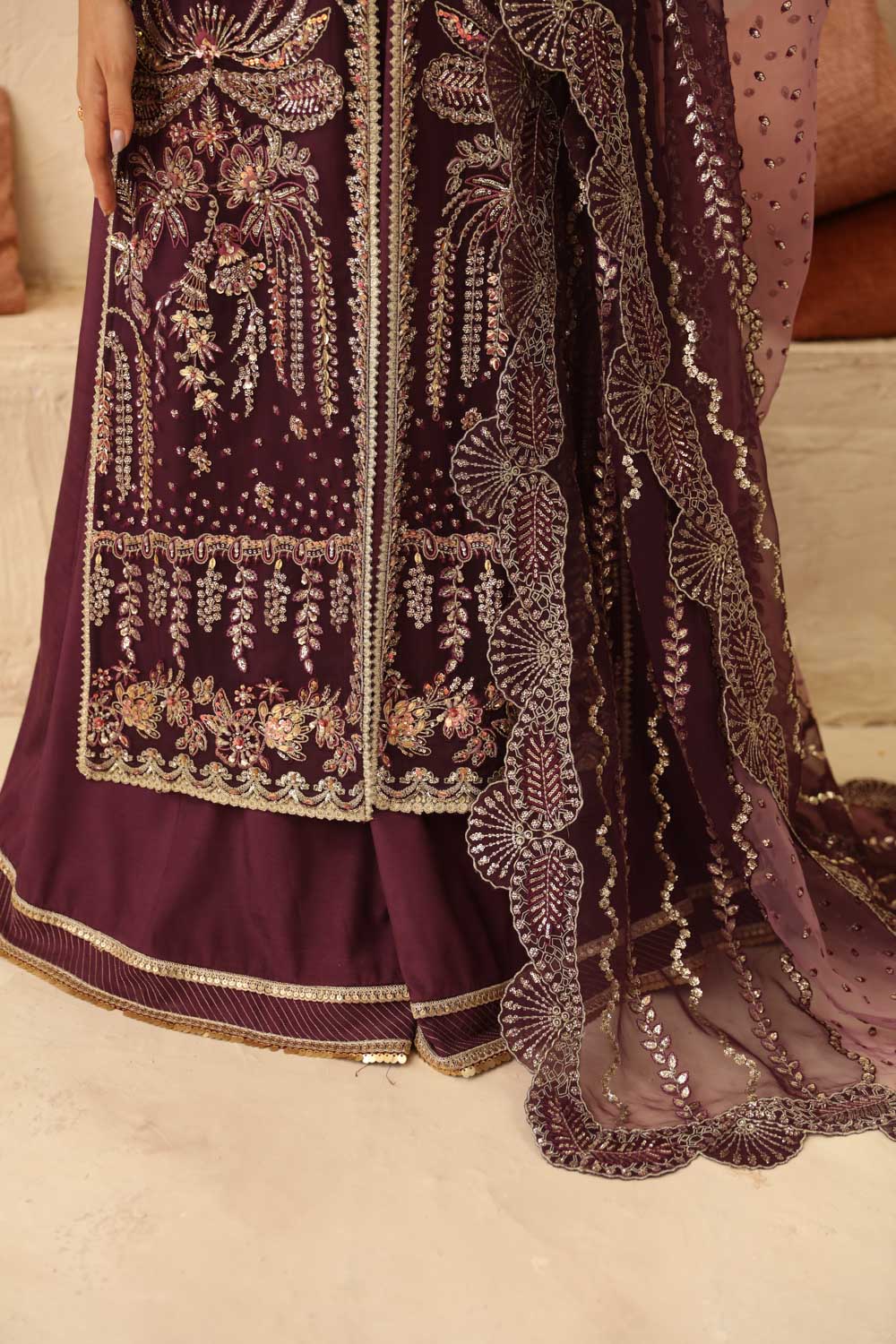 Akbar Aslam | Deewani Wedding Formals | Aureus - Pakistani Designer Dress - by Akbar Aslam - Type : Ladies Clothes - 100% Original at Saira Sultan