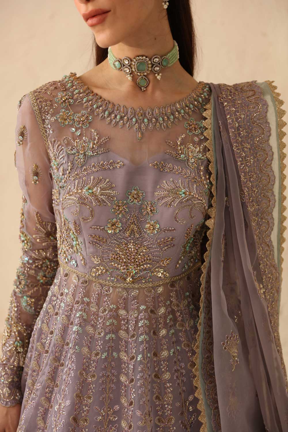 Akbar Aslam | Deewani Wedding Formals | Lilia - Pakistani Designer Dress - by Akbar Aslam - Type : Ladies Clothes - 100% Original at Saira Sultan