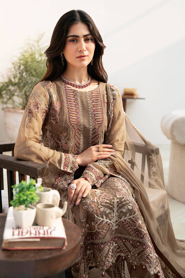 Ramsha | Chevron Chiffon Collection | A-812 - Pakistani Designer Dress - by Ramsha | Type: Casuals - 100% Original at Saira Sultan