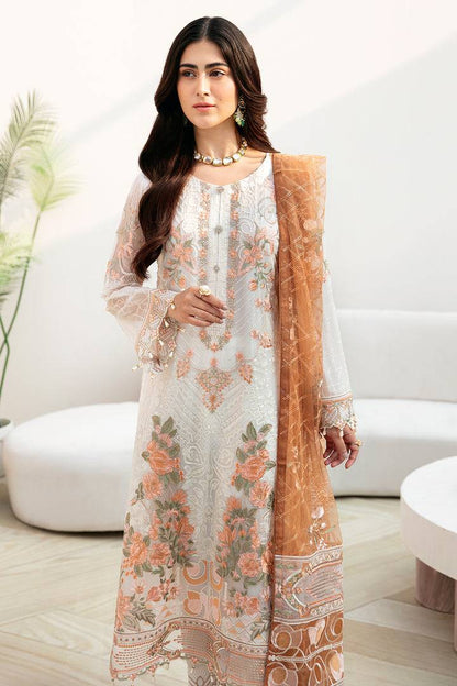 Ramsha | Chevron Chiffon Collection | A-808 - Pakistani Designer Dress - by Ramsha | Type: Casuals - 100% Original at Saira Sultan