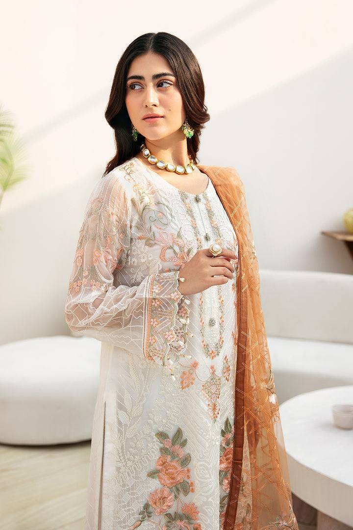 Ramsha | Chevron Chiffon Collection | A-808 - Pakistani Designer Dress - by Ramsha | Type: Casuals - 100% Original at Saira Sultan