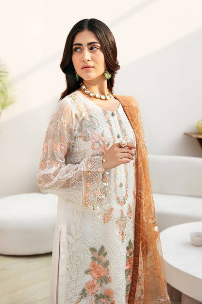Ramsha | Chevron Chiffon Collection | A-808 - Pakistani Designer Dress - by Ramsha | Type: Casuals - 100% Original at Saira Sultan