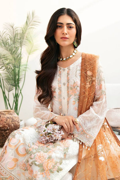 Ramsha | Chevron Chiffon Collection | A-808 - Pakistani Designer Dress - by Ramsha | Type: Casuals - 100% Original at Saira Sultan