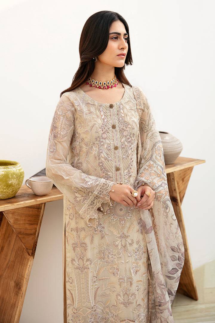 Ramsha | Chevron Chiffon Collection | A-802 - Pakistani Designer Dress - by Ramsha | Type: Casuals - 100% Original at Saira Sultan