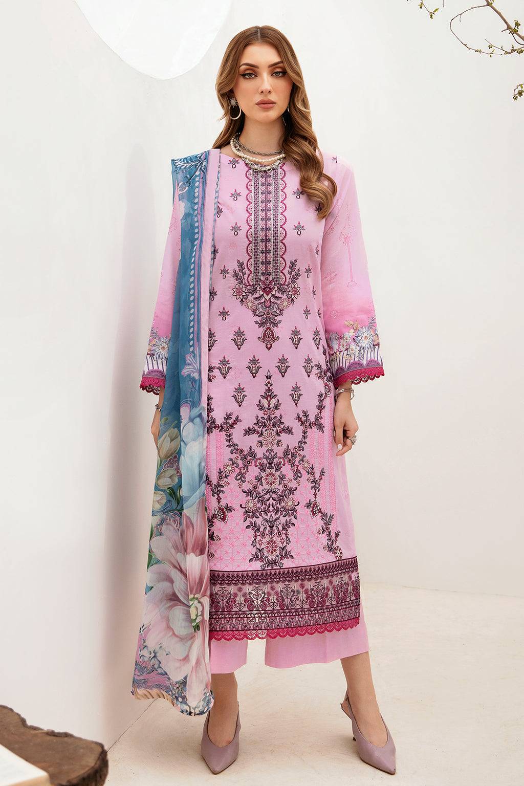 Ramsha | Ghazal Lawn 24 | G-212 - Pakistani Designer Dress - by Ramsha | Type: Luxury - 100% Original at Saira Sultan