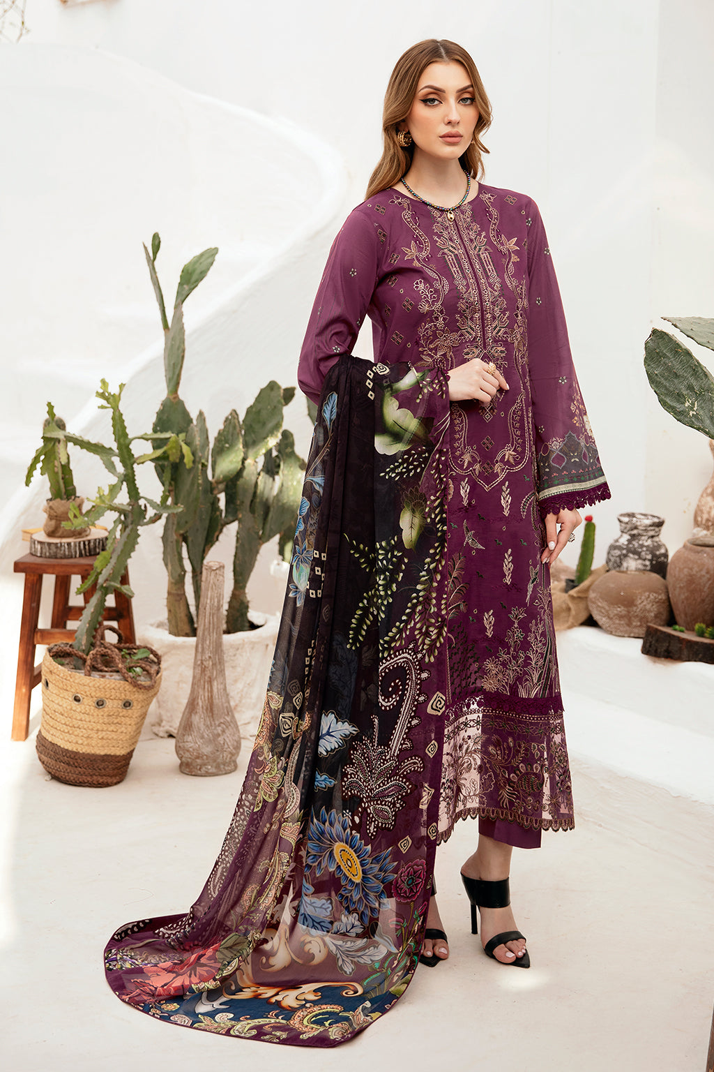 Ramsha | Ghazal Lawn 24 | G-205 - Pakistani Designer Dress - by Ramsha | Type: Luxury - 100% Original at Saira Sultan