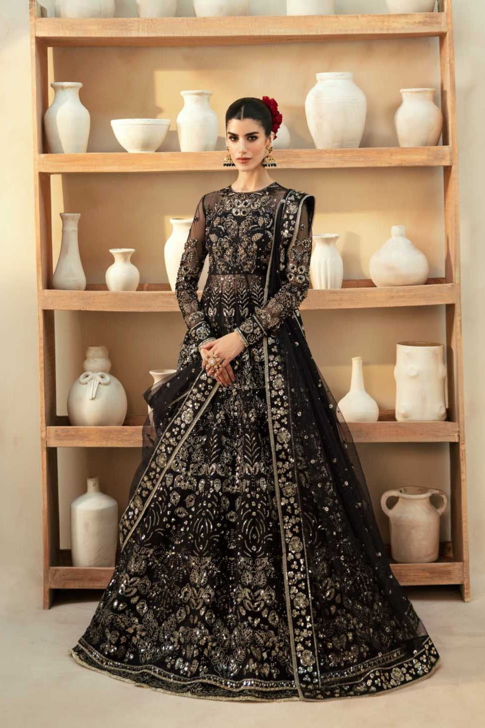 Akbar Aslam | Deewani Wedding Formals | Cinder - Pakistani Designer Dress - by Akbar Aslam - Type : Ladies Clothes - 100% Original at Saira Sultan