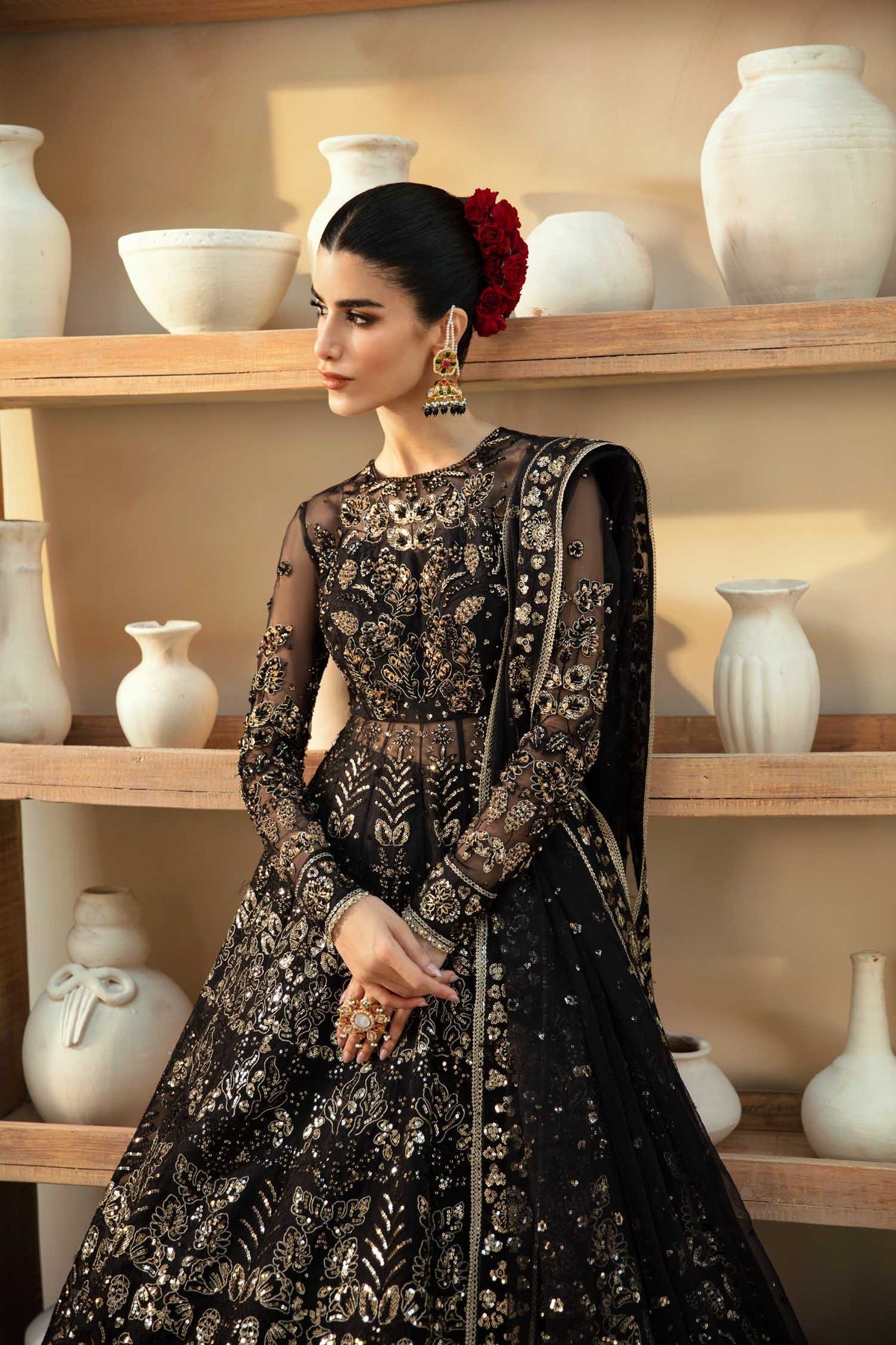 Akbar Aslam | Deewani Wedding Formals | Cinder - Pakistani Designer Dress - by Akbar Aslam - Type : Ladies Clothes - 100% Original at Saira Sultan
