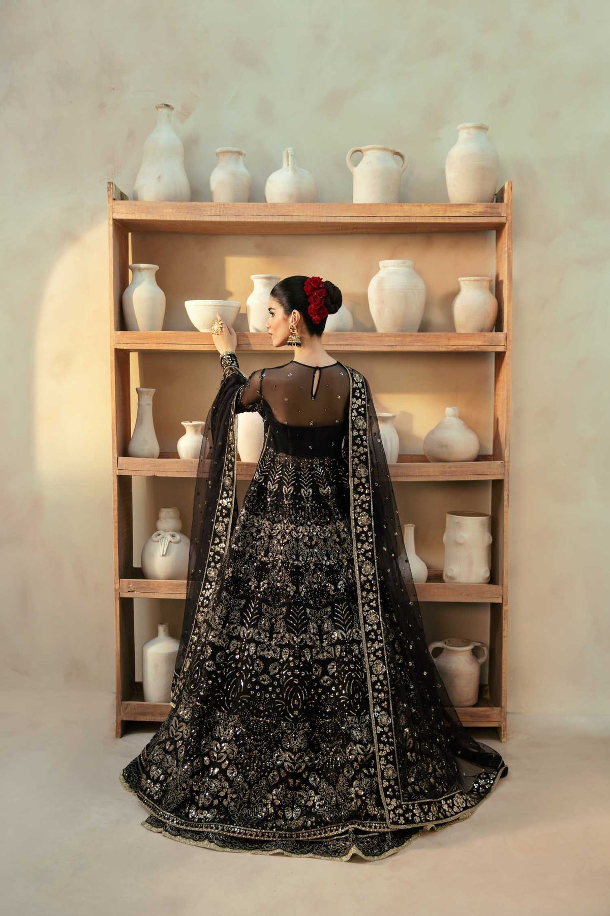 Akbar Aslam | Deewani Wedding Formals | Cinder - Pakistani Designer Dress - by Akbar Aslam - Type : Ladies Clothes - 100% Original at Saira Sultan