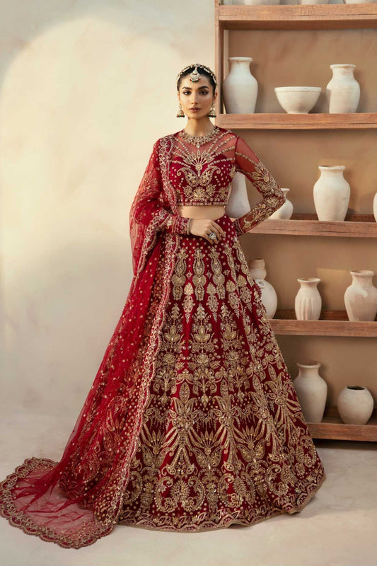 Akbar Aslam | Deewani Wedding Formals | Embyrlen - Pakistani Designer Dress - by Akbar Aslam - Type : Ladies Clothes - 100% Original at Saira Sultan
