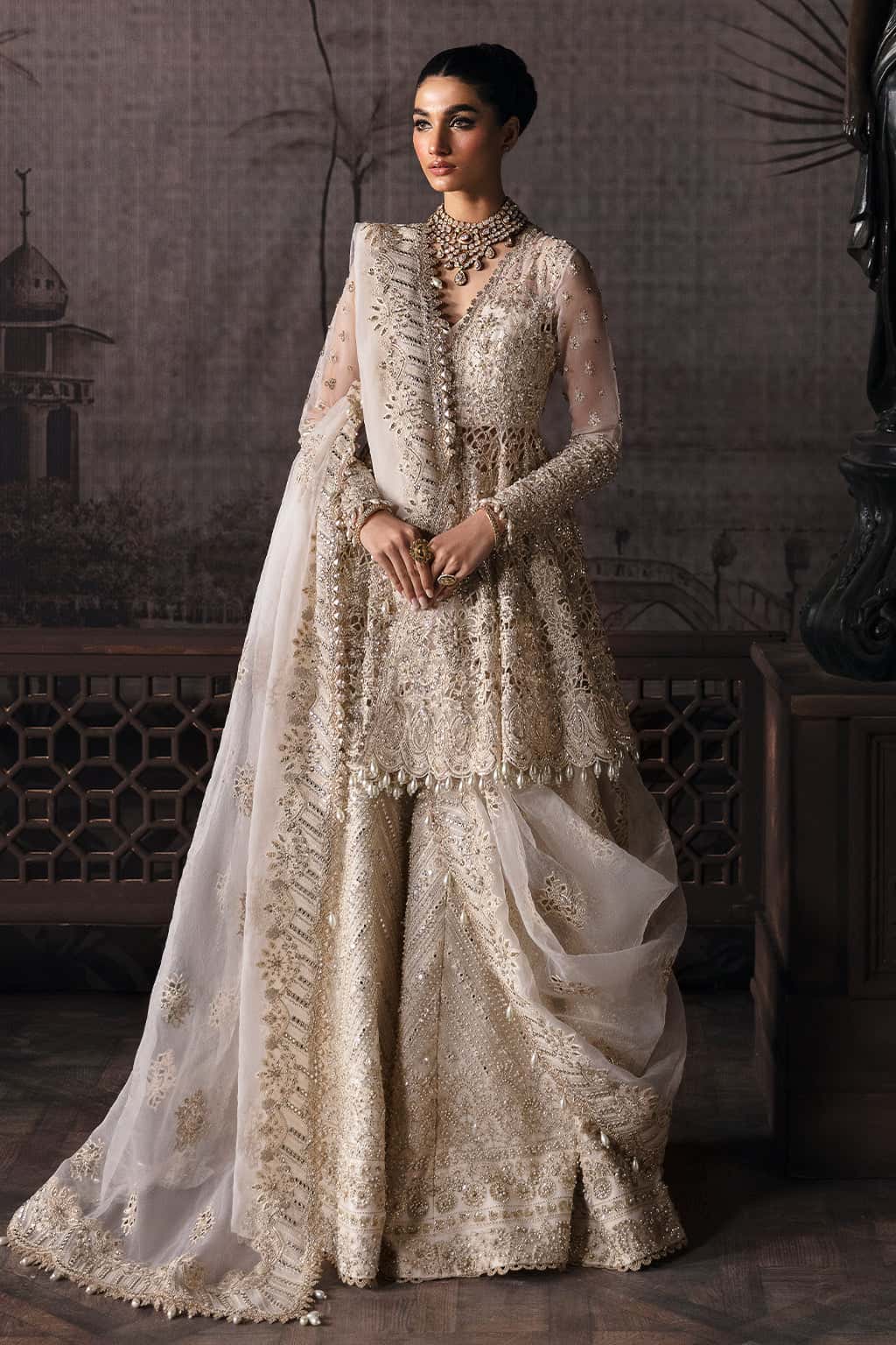 Afrozeh | The Brides 23 | Helena - Pakistani Designer Dress - by Afrozeh | Type: Clothing - 100% Original at Saira Sultan