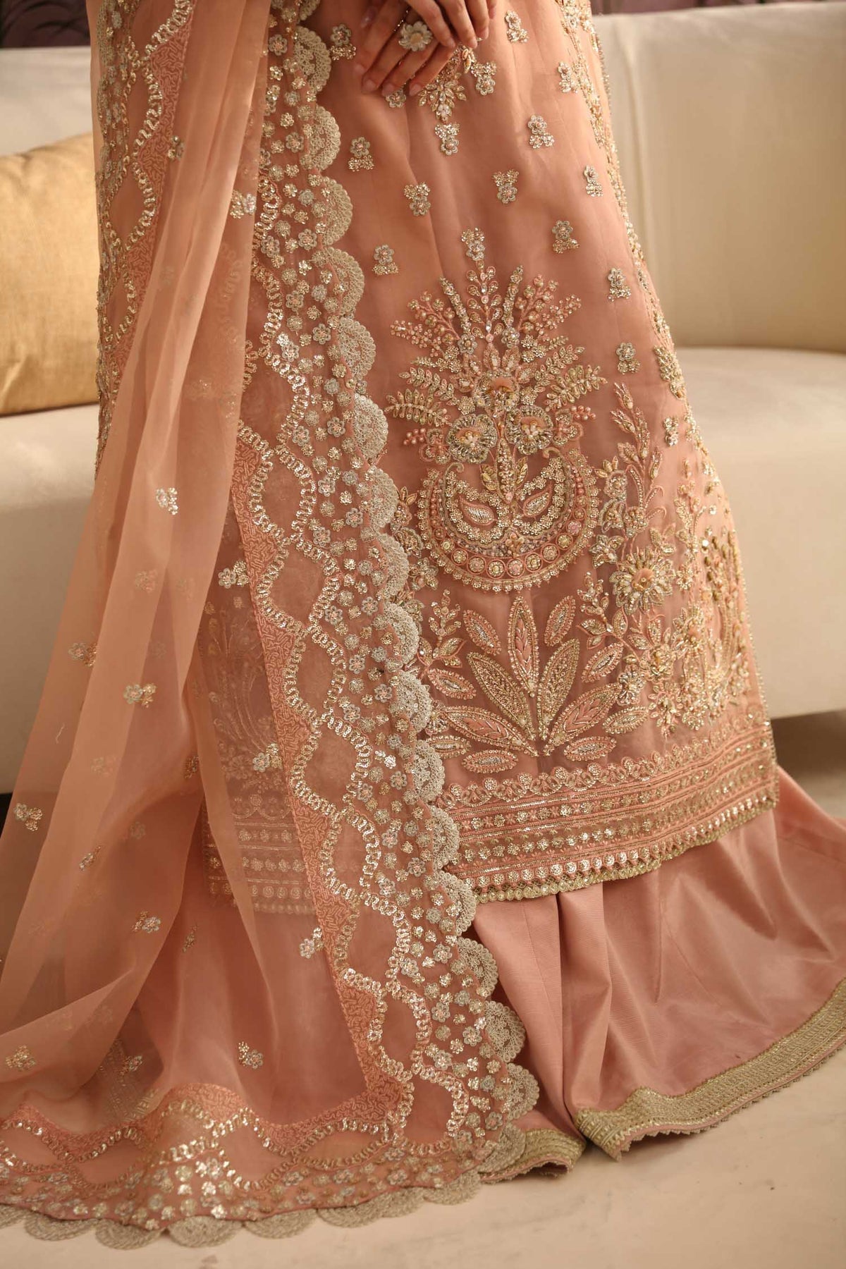 Akbar Aslam | Deewani Wedding Formals | Sakura - Pakistani Designer Dress - by Akbar Aslam - Type : Ladies Clothes - 100% Original at Saira Sultan