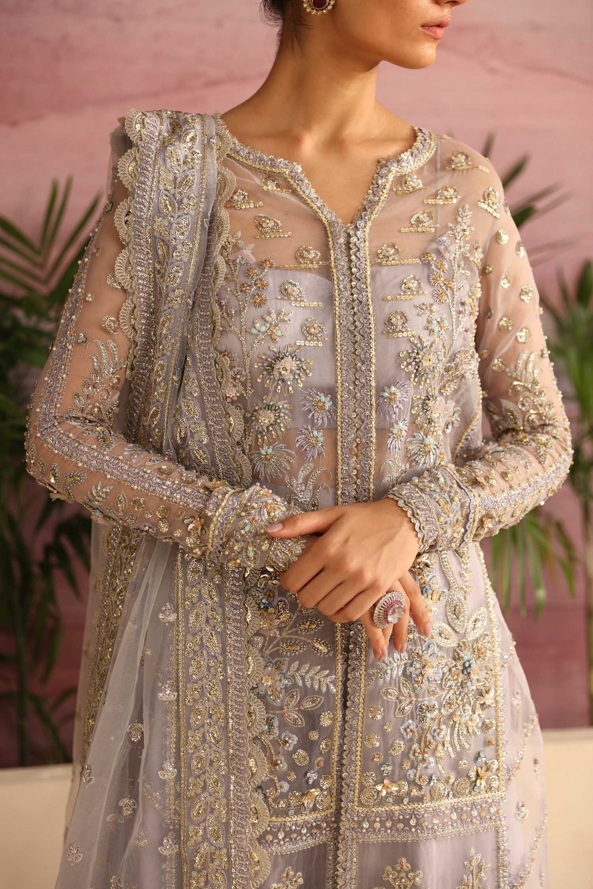 Akbar Aslam | Deewani Wedding Formals | Moonlit - Pakistani Designer Dress - by Akbar Aslam - Type : Ladies Clothes - 100% Original at Saira Sultan