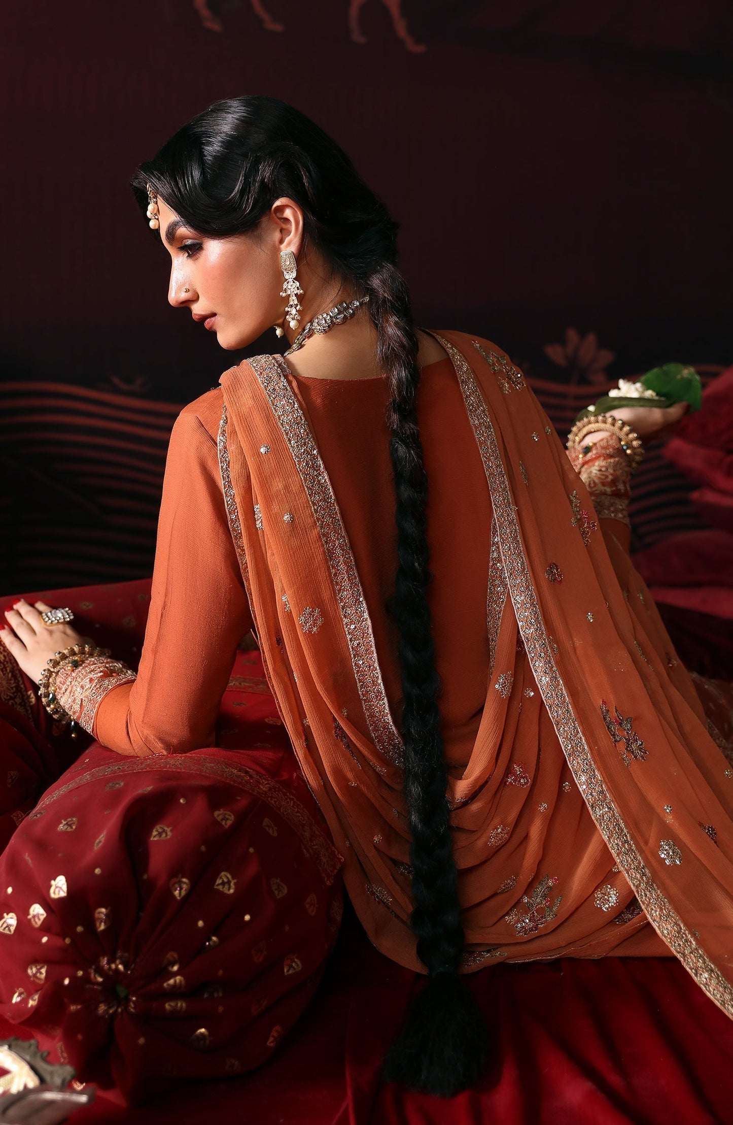 Emaan Adeel | Devdas Formals | LEELA - Pakistani Designer Dress - by Emaan Adeel | Type: Formal - 100% Original at Saira Sultan