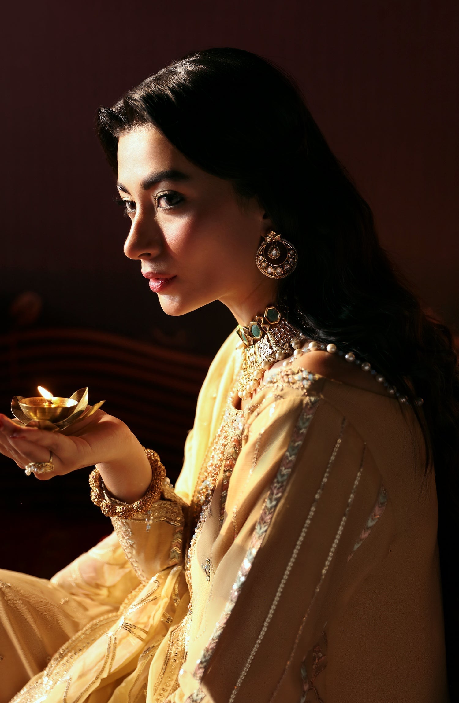 Emaan Adeel | Devdas Formals | MEERA - Pakistani Designer Dress - by Emaan Adeel | Type: Formal - 100% Original at Saira Sultan