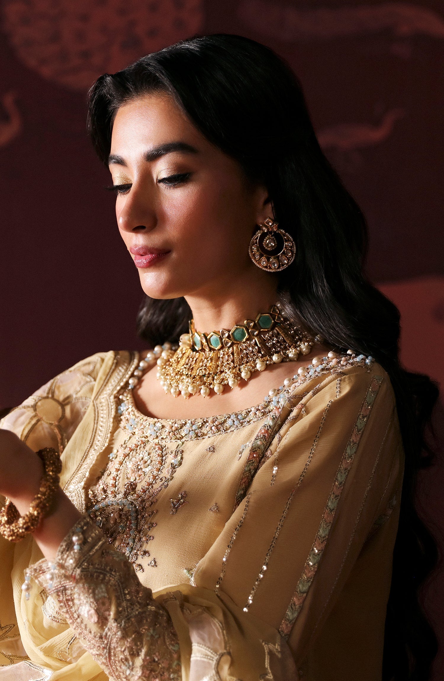 Emaan Adeel | Devdas Formals | MEERA - Pakistani Designer Dress - by Emaan Adeel | Type: Formal - 100% Original at Saira Sultan