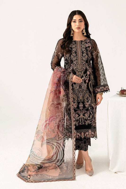 Ramsha | Minhal Organza Collection | M-1105 - Pakistani Designer Dress - by Ramsha | Type: Formal - 100% Original at Saira Sultan