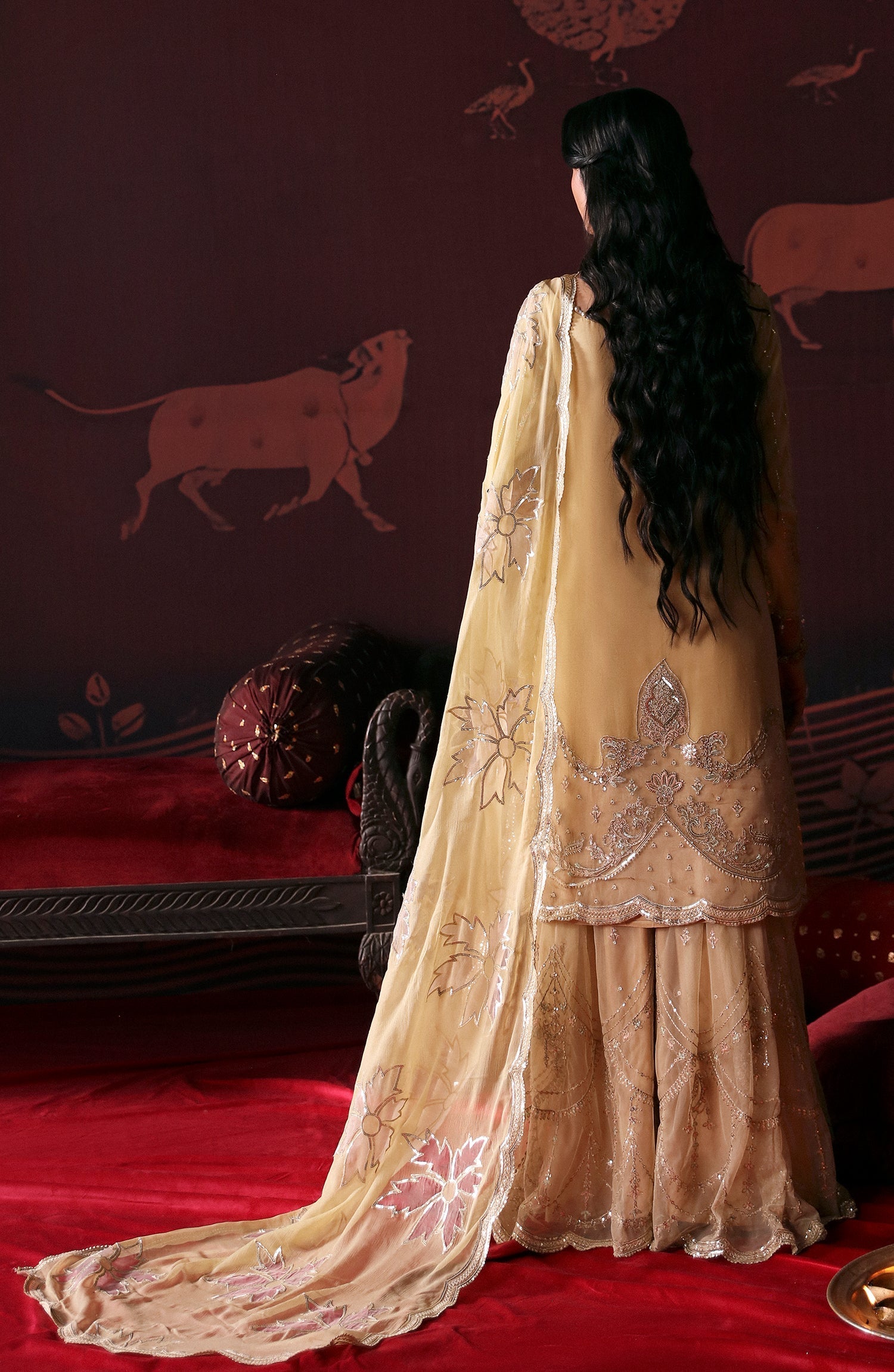 Emaan Adeel | Devdas Formals | MEERA - Pakistani Designer Dress - by Emaan Adeel | Type: Formal - 100% Original at Saira Sultan