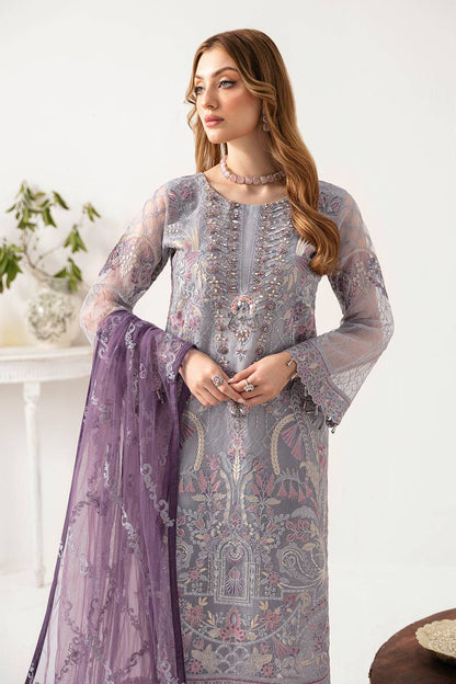 Ramsha | Minhal Organza Collection | M-1104 - Pakistani Designer Dress - by Ramsha | Type: Formal - 100% Original at Saira Sultan