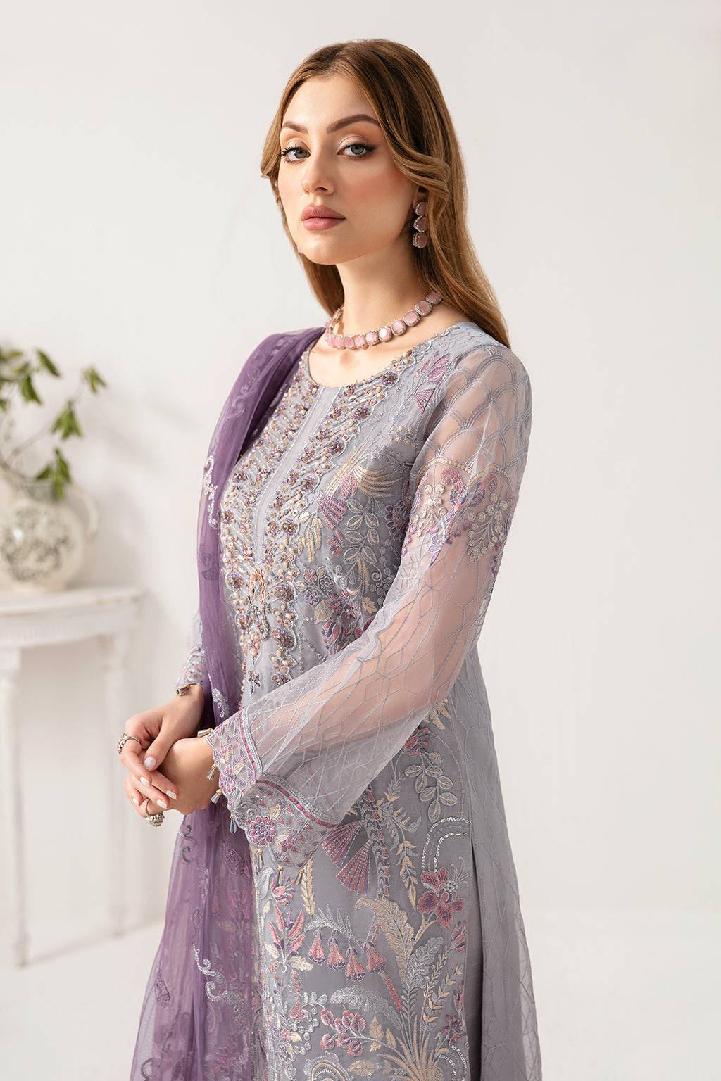 Ramsha | Minhal Organza Collection | M-1104 - Pakistani Designer Dress - by Ramsha | Type: Formal - 100% Original at Saira Sultan