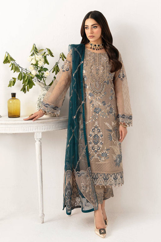 Ramsha | Minhal Organza Collection | M-1106 - Pakistani Designer Dress - by Ramsha | Type: Formal - 100% Original at Saira Sultan