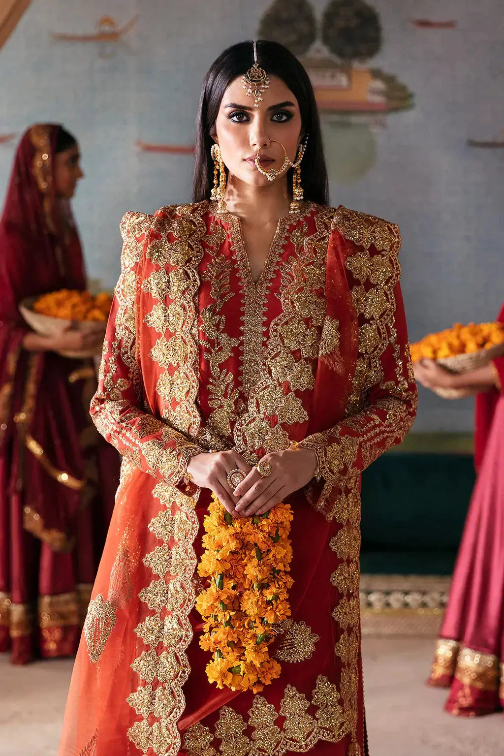 Saad Shaikh | Singhar Festive 23 | Rani - Pakistani Designer Dress - by Saad Shaikh | Type: Formal - 100% Original at Saira Sultan