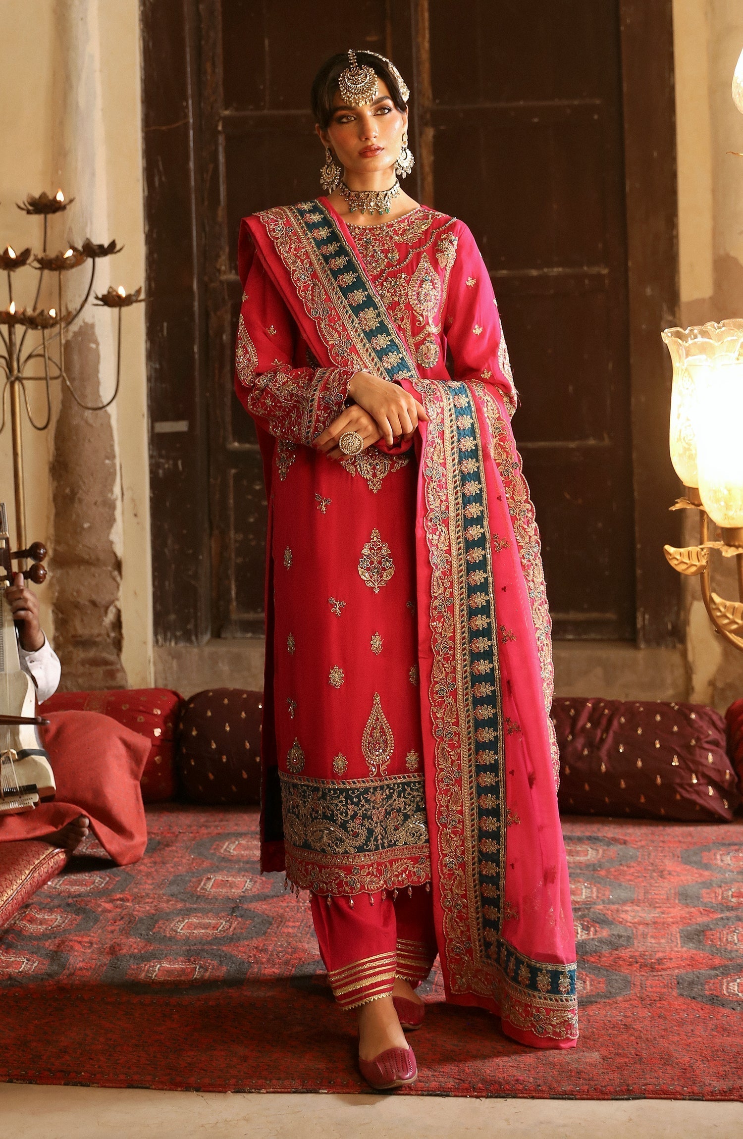Emaan Adeel | Devdas Formals | SAANVI - Pakistani Designer Dress - by Emaan Adeel | Type: Formal - 100% Original at Saira Sultan