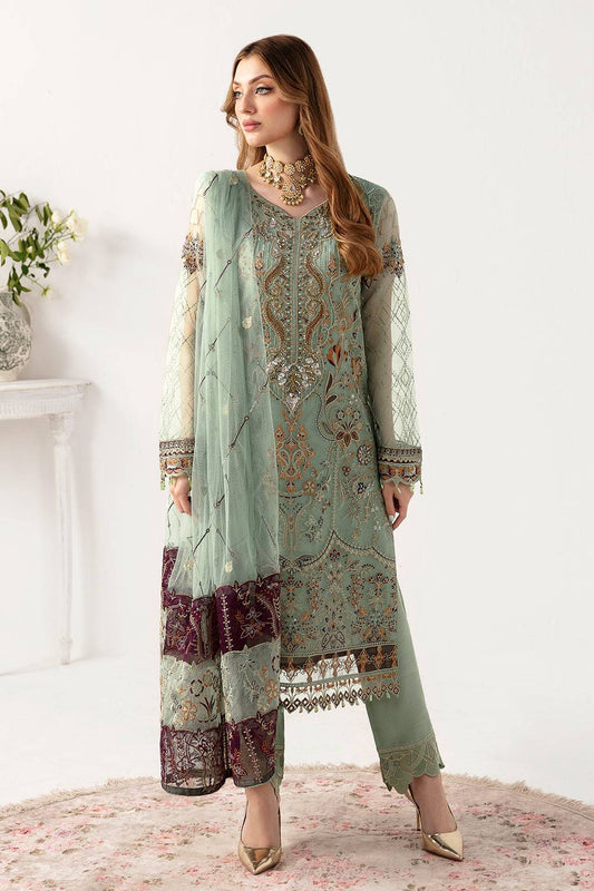 Ramsha | Minhal Organza Collection | M-1108 - Pakistani Designer Dress - by Ramsha | Type: Formal - 100% Original at Saira Sultan