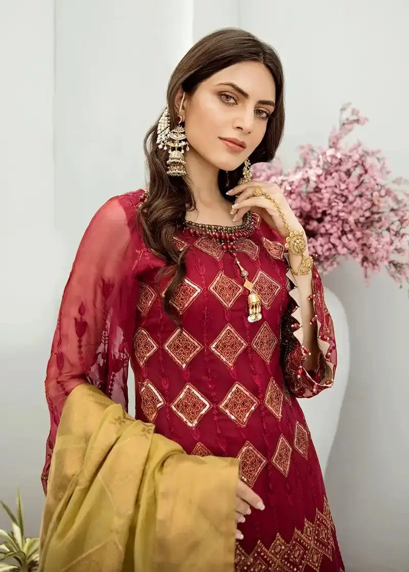 Akbar Aslam | Formal Collection | Argyle - Pakistani Designer Dress - by Akbar Aslam | Type: Formal - 100% Original at Saira Sultan
