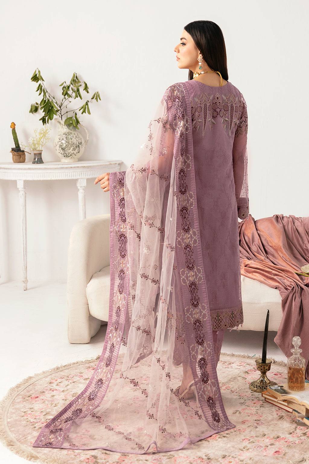 Ramsha | Minhal Organza Collection | M-1107 - Pakistani Designer Dress - by Ramsha | Type: Formal - 100% Original at Saira Sultan