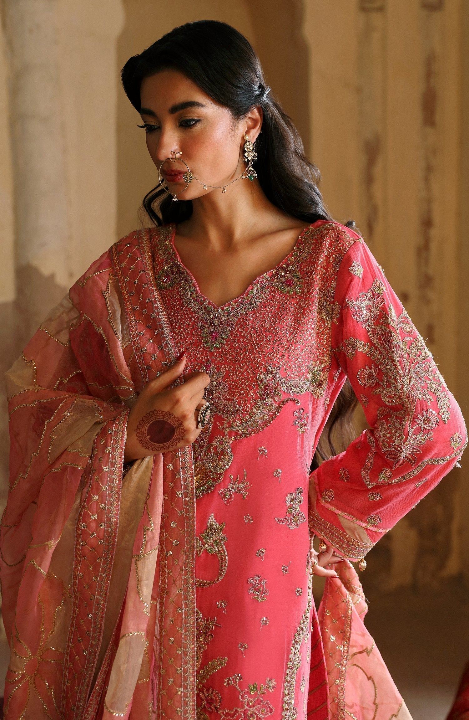 Emaan Adeel | Devdas Formals | ZAARBAKHT - Pakistani Designer Dress - by Emaan Adeel | Type: Formal - 100% Original at Saira Sultan