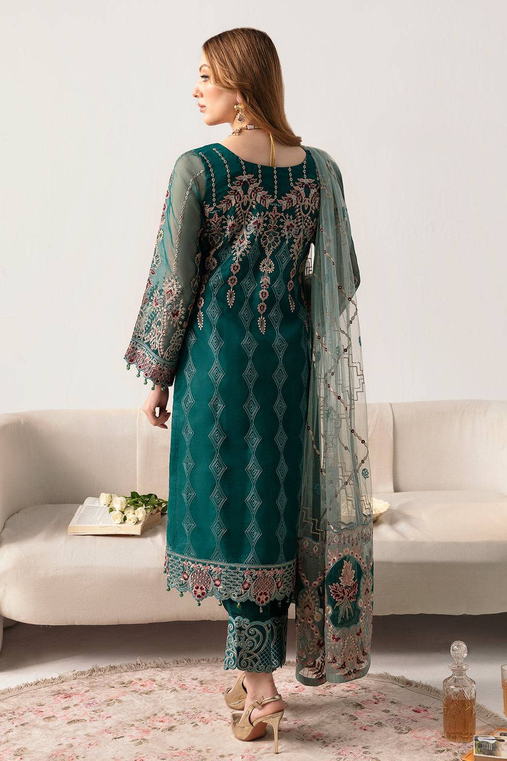 Ramsha | Minhal Organza Collection | M-1101 - Pakistani Designer Dress - by Ramsha | Type: Formal - 100% Original at Saira Sultan