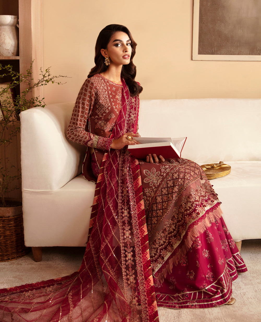 Xenia Formals | Raahi Luxury Formals | ISHAMA - Pakistani Designer Dress - by Xenia Formals | Type: Formal - 100% Original at Saira Sultan