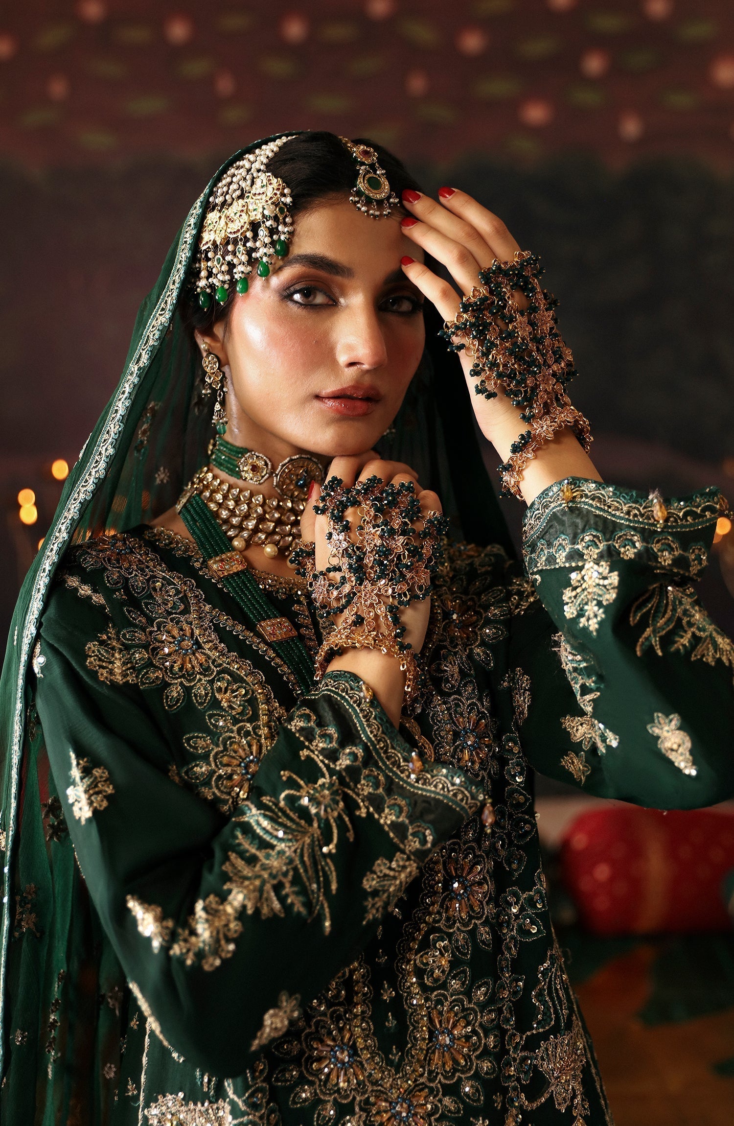 Emaan Adeel | Devdas Formals | BAIGAM BANO - Pakistani Designer Dress - by Emaan Adeel | Type: Formal - 100% Original at Saira Sultan