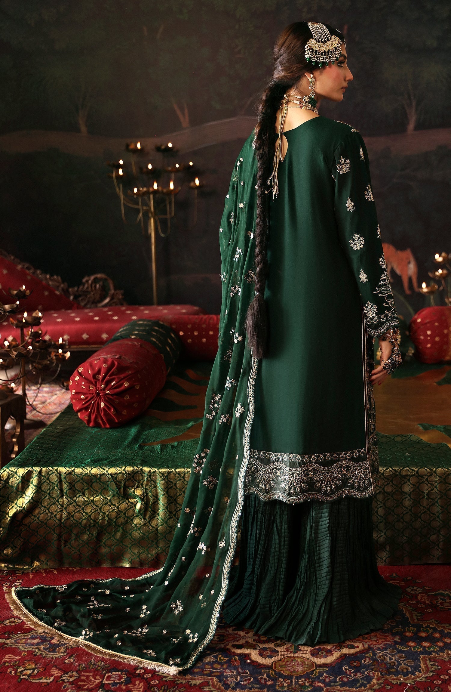 Emaan Adeel | Devdas Formals | BAIGAM BANO - Pakistani Designer Dress - by Emaan Adeel | Type: Formal - 100% Original at Saira Sultan