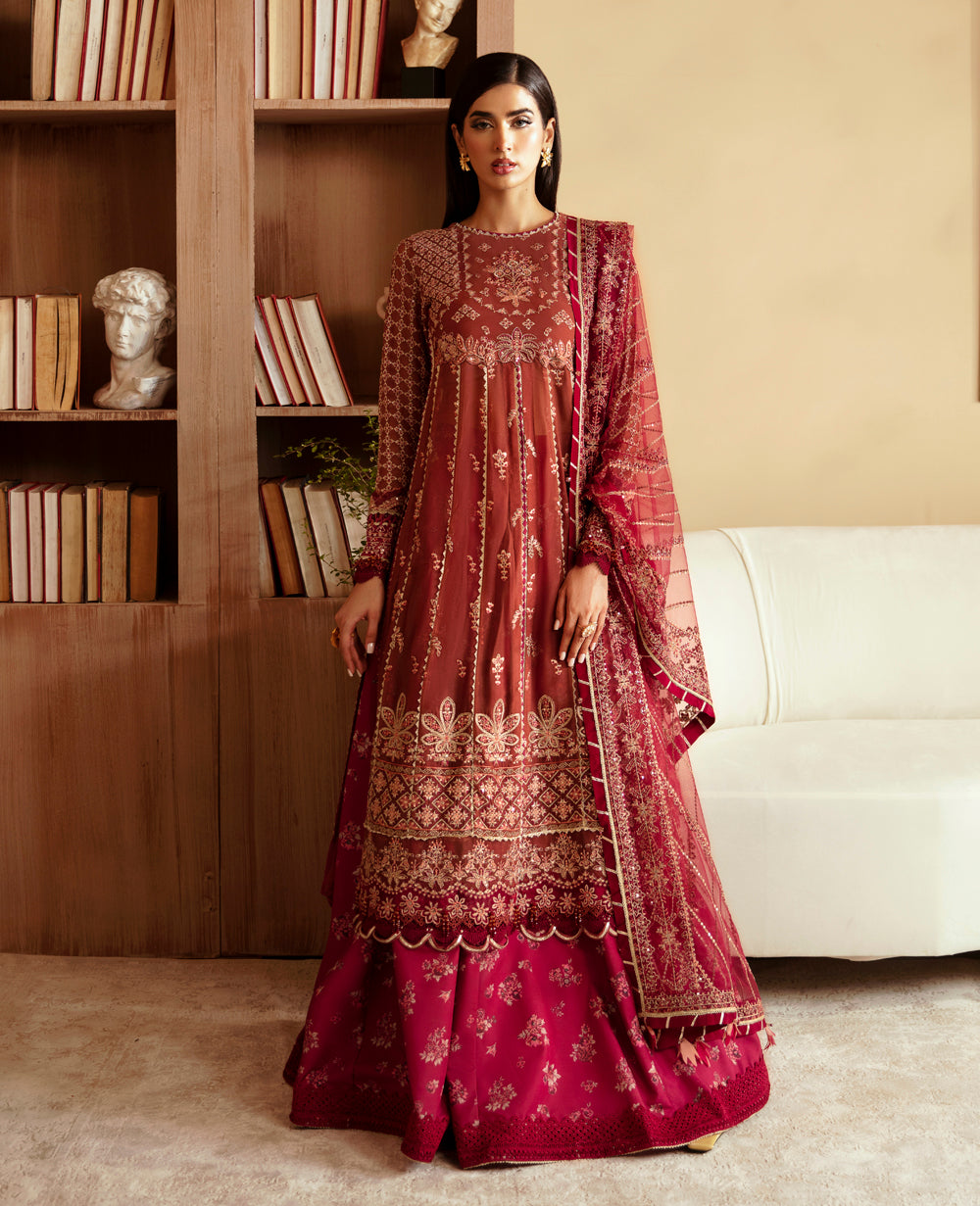 Xenia Formals | Raahi Luxury Formals | ISHAMA - Pakistani Designer Dress - by Xenia Formals | Type: Formal - 100% Original at Saira Sultan