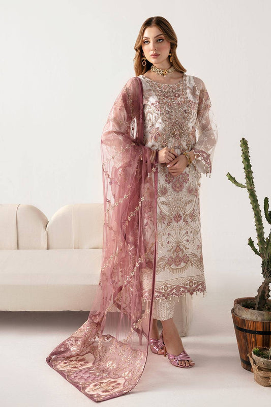Ramsha | Minhal Organza Collection | M-1102 - Pakistani Designer Dress - by Ramsha | Type: Formal - 100% Original at Saira Sultan
