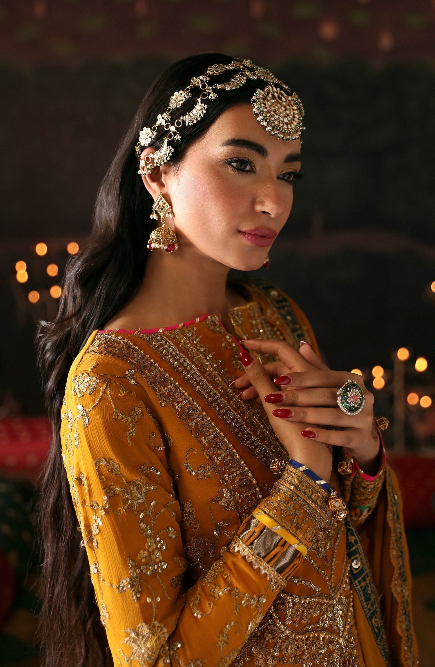 Emaan Adeel | Devdas Formals | ROSHAN JAHAN - Pakistani Designer Dress - by Emaan Adeel | Type: Formal - 100% Original at Saira Sultan