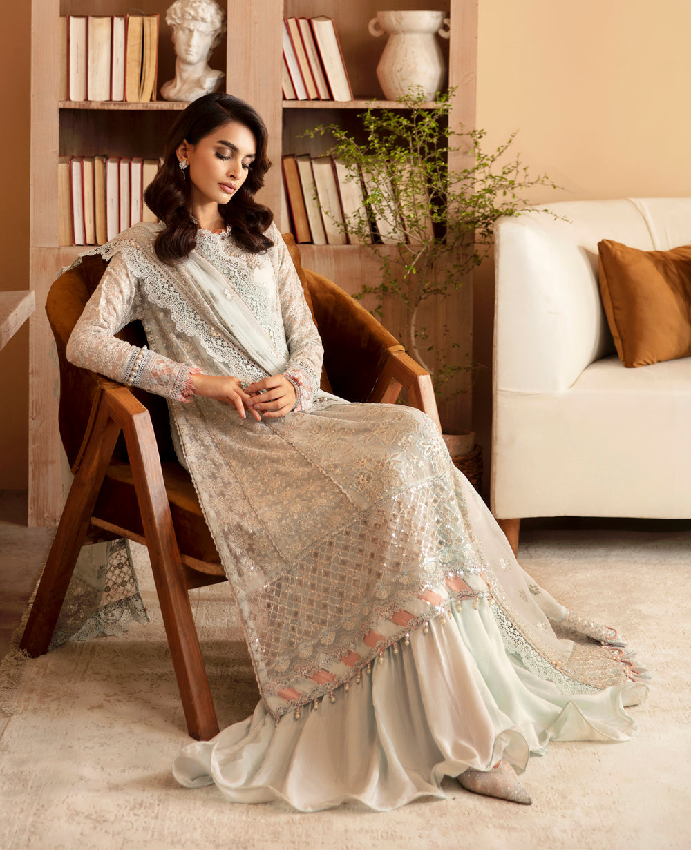 Xenia Formals | Raahi Luxury Formals | SYLVAN - Pakistani Designer Dress - by Xenia Formals | Type: Formal - 100% Original at Saira Sultan